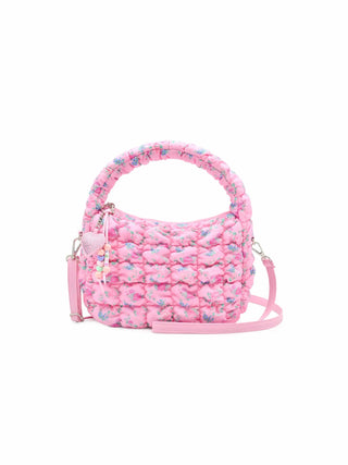 Quilted Scrunchies Floral Printed Crossbody