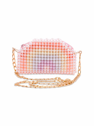 Rainbow Beaded Crossbody