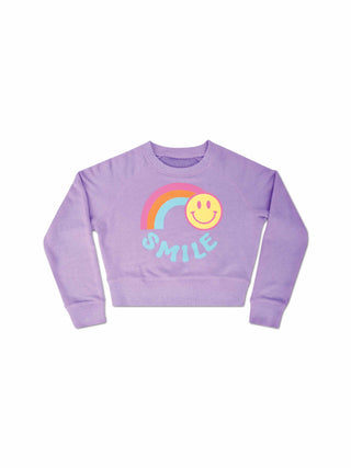 Rainbow Smile Violet Sweatshirt