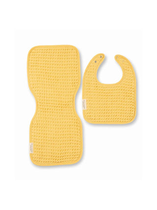 Reversible Bib + Burp Set Sunshine