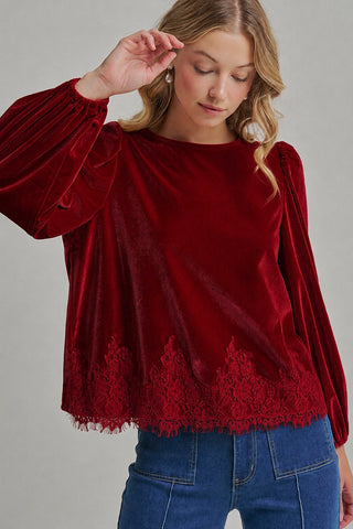 Romantic Holiday Velvet Red