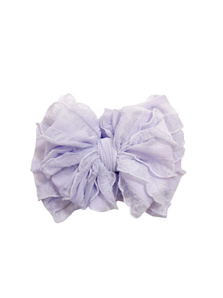 Ruffled Headband - Lavender