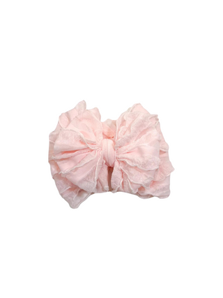 Ruffled Headband - Sweet Pink