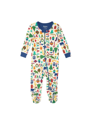 Blue Falala Footie - Layette