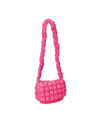 Scrunchies Sling Bag - Hot Pink