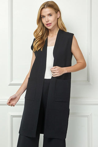 Set the Tone Vest - Black