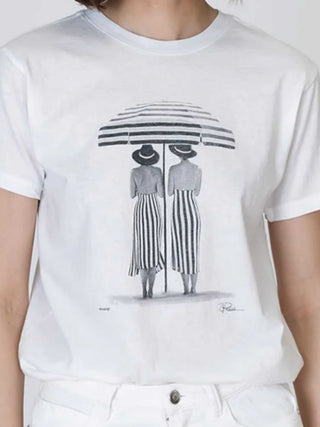 Shade White Mushie Tee