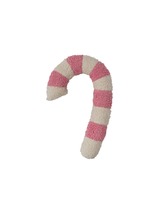 Sherpa Candy Cane Pillow