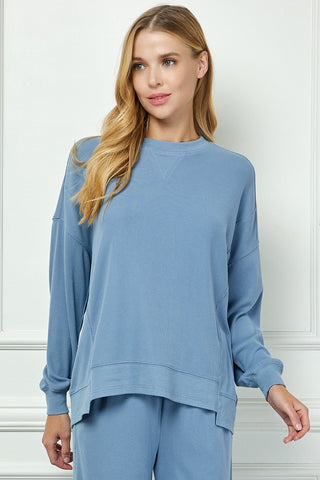 Slow Mornings Top - Blue