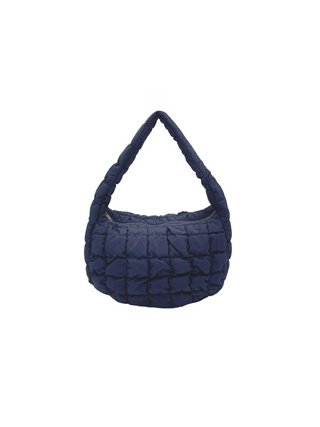 Small Quilted Bag - Navy
