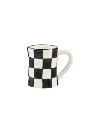 Small Check Bistro Mug