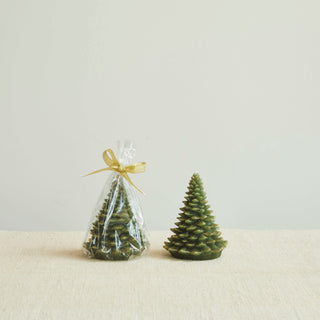 Small Unscented Tree Candle - Evergreen