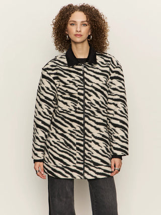 Soiree Striking Zebra Barn Jacket