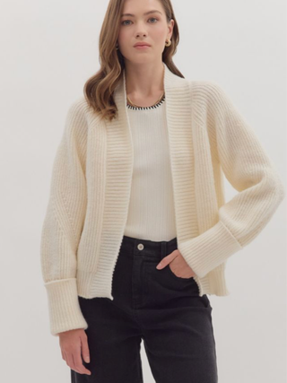 Better Than Ever Cream Cardigan