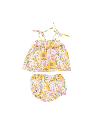 Sunflower Dreams Dress/Bloomer - Toddler Girl
