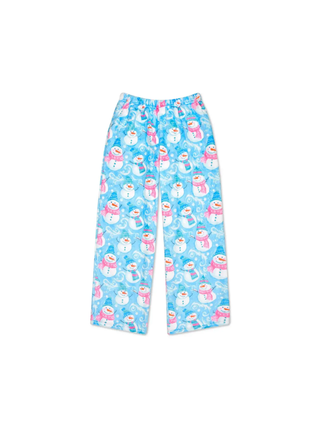 Swirly Snowman Plush Pants