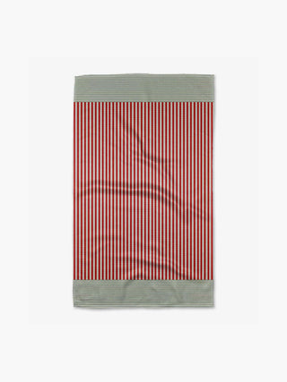 Tea Towel - Mrs. Clause Stripe