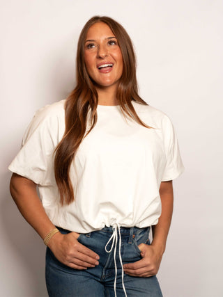 Totally Tied Up Top - Off White