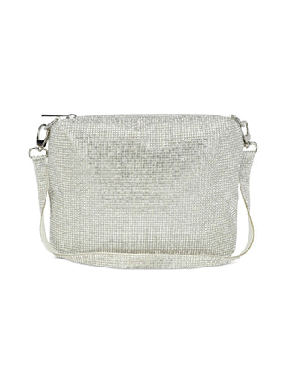 White Crystal Crossbody Bag