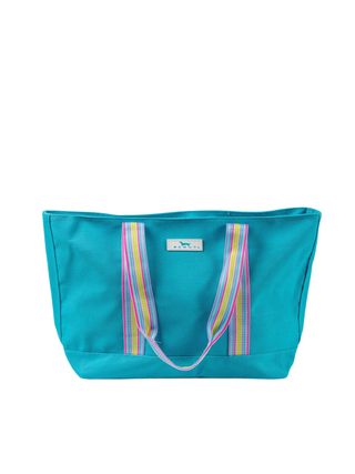 Woven Large Tote - Pool