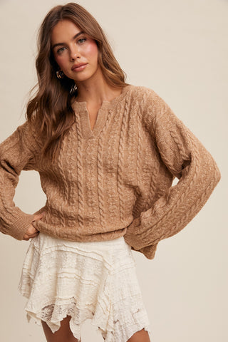 Your Classic Cable Knit Sweater