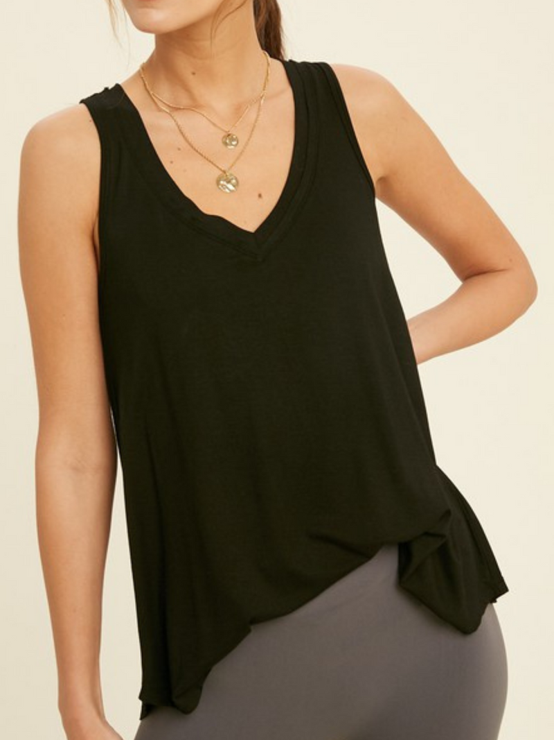 Black Trapy Tank