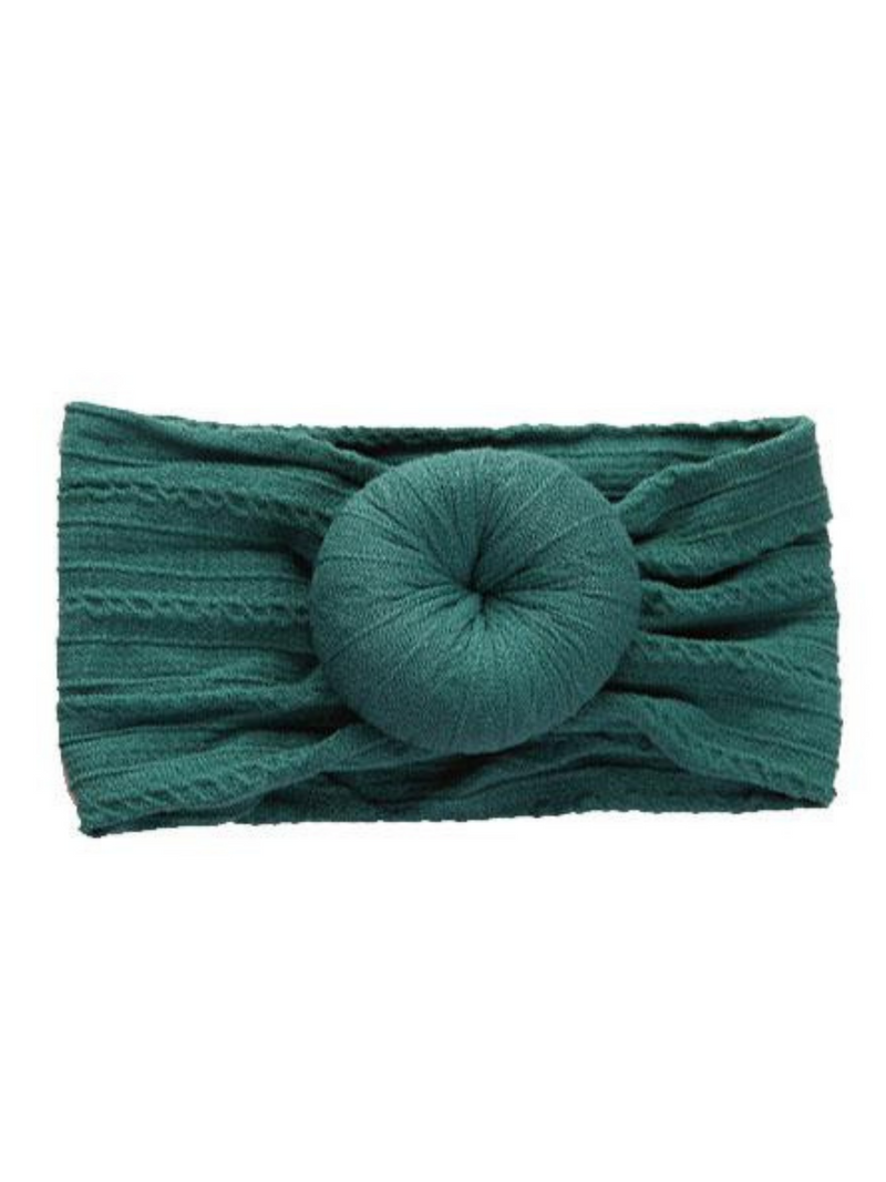 Bun Cable Headband - Emerald