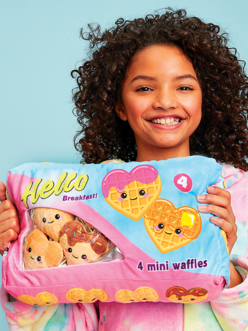 Waffle Time Fleece Pillow